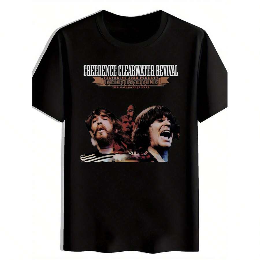 Vintage Fashion Revival - Men's Creedance Clearwater Revival Vintage Band