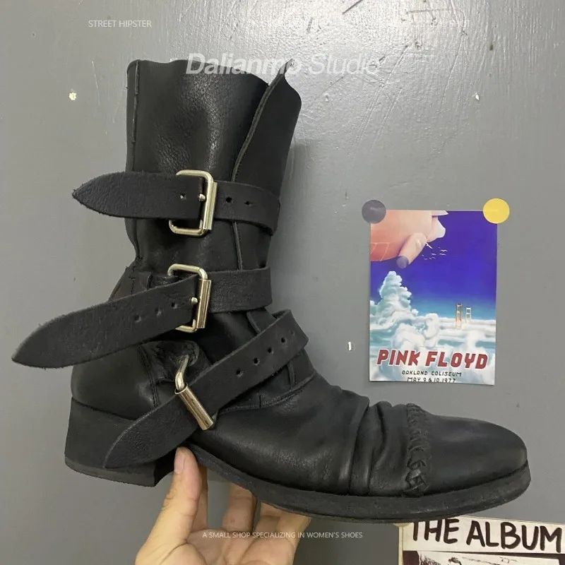 Fashion Men's Genuine Leather  - Vintage Fashion Style avis et prix
