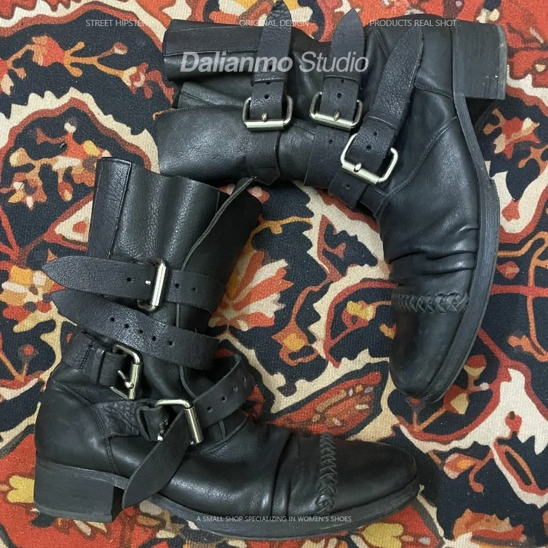 Fashion Men's Genuine Leather  - Vintage Fashion Style avis et prix