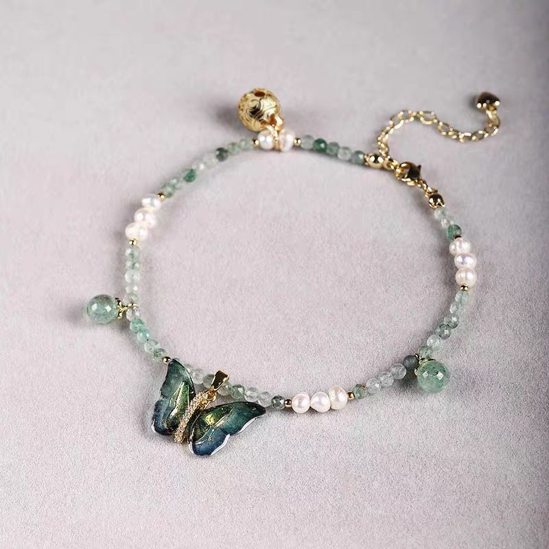 ‌Crystal Butterfly Anklet Ethn - Vintage Fashion Revival avis et prix