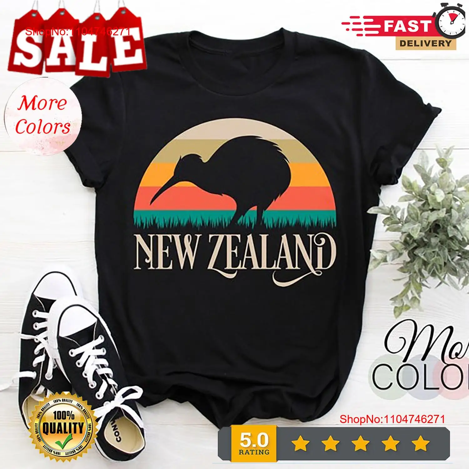 New Zealand Kiwi Vintage Bird  - Vintage Fashion Nz avis et prix