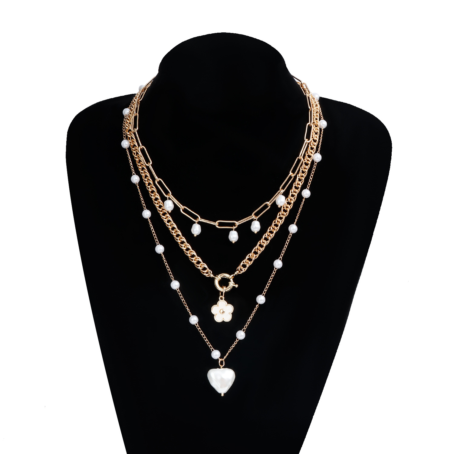 Vintage Pearl Flower Necklace  - Vintage Fashion Revival avis et prix