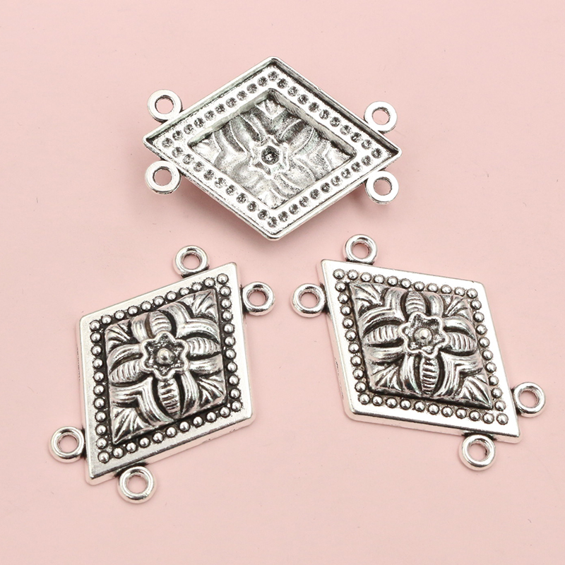 10pcs Antique Silver Color Vin - Vintage Fashion Jewelry avis et prix