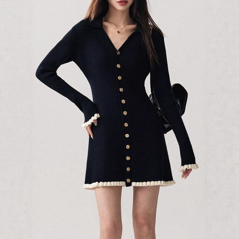 BWQ Spring Autumn Winter Frenc - Vintage Fashion Old Money avis et prix