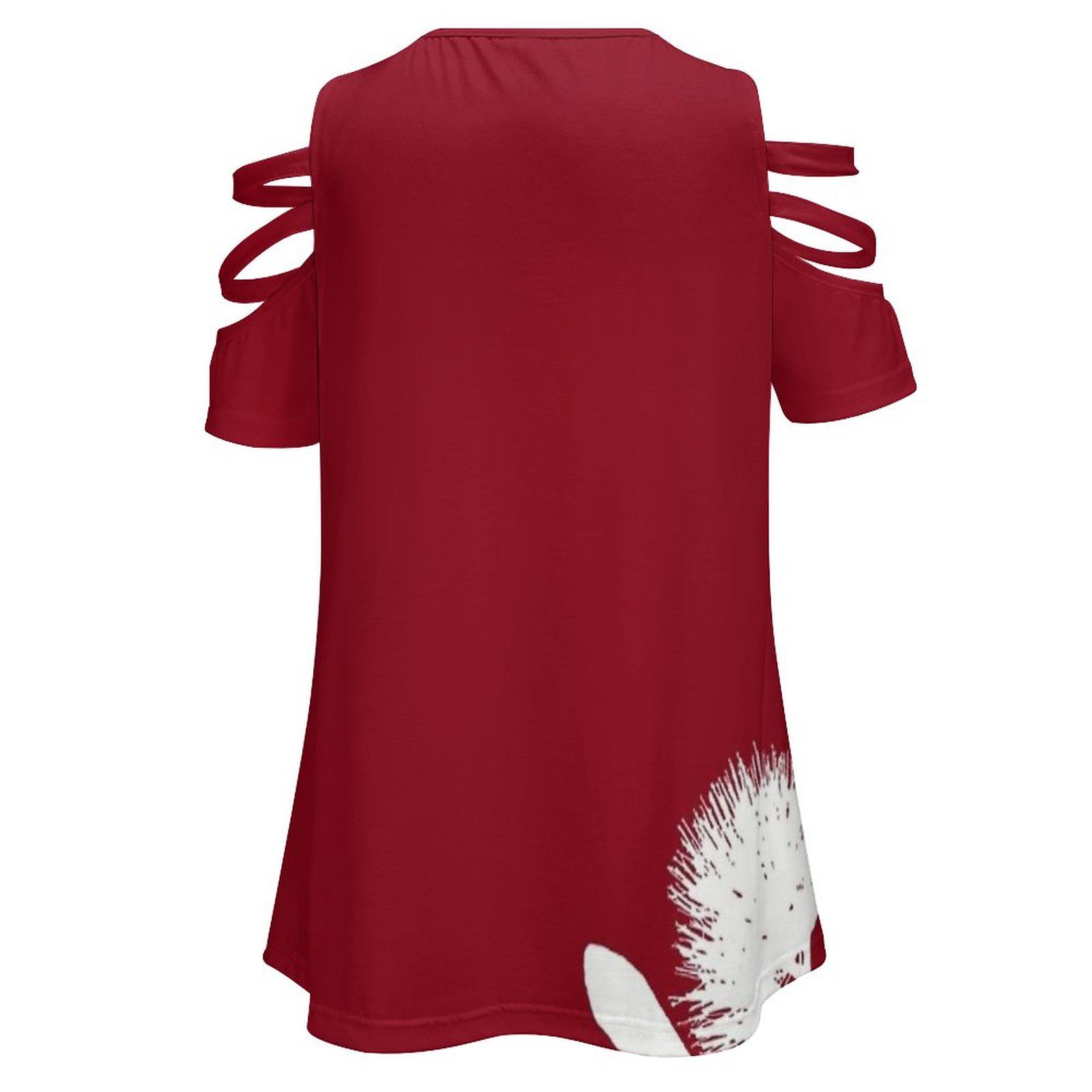 Pohutukawa-White On Red Women  - Vintage Fashion Nz avis et prix