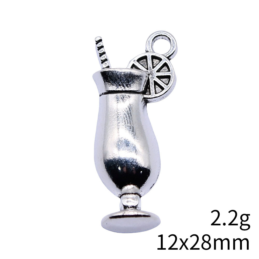 4pcs 12x28mm Antique Silver Co - Vintage Fashion Jewelry avis et prix