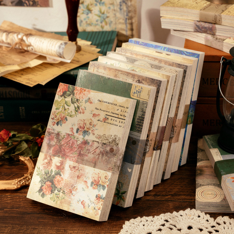 100 Sheets Vintage INS Floral  - Vintage Fashion Magazine avis et prix