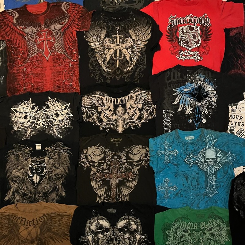 Flea Market Affliction T-shirt - Vintage Fashion Market avis et prix