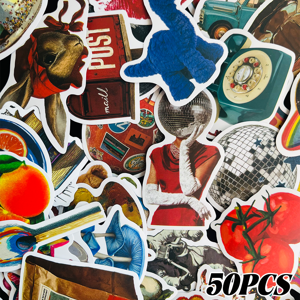 50PCS Vintage Y2K Stickers Fas - Vintage Fashion Magazine avis et prix