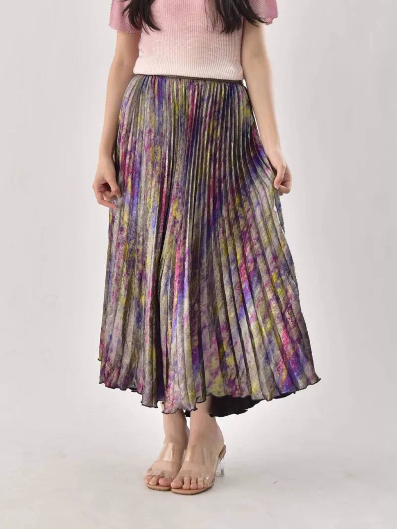Shiny Colorful Luxury High Wai - Vintage Fashion Old Money avis et prix