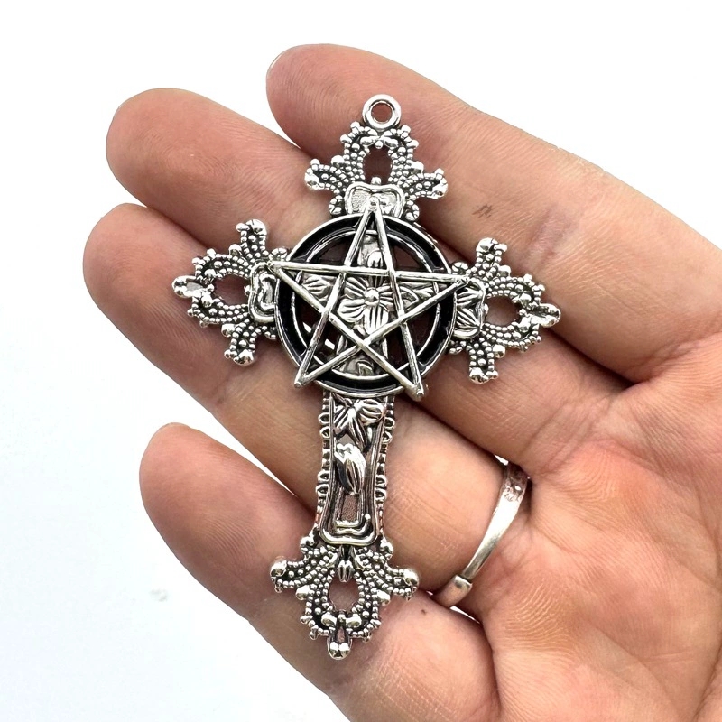 2pcs 30x15mm Gothic Big Cross  - Vintage Fashion Jewelry avis et prix