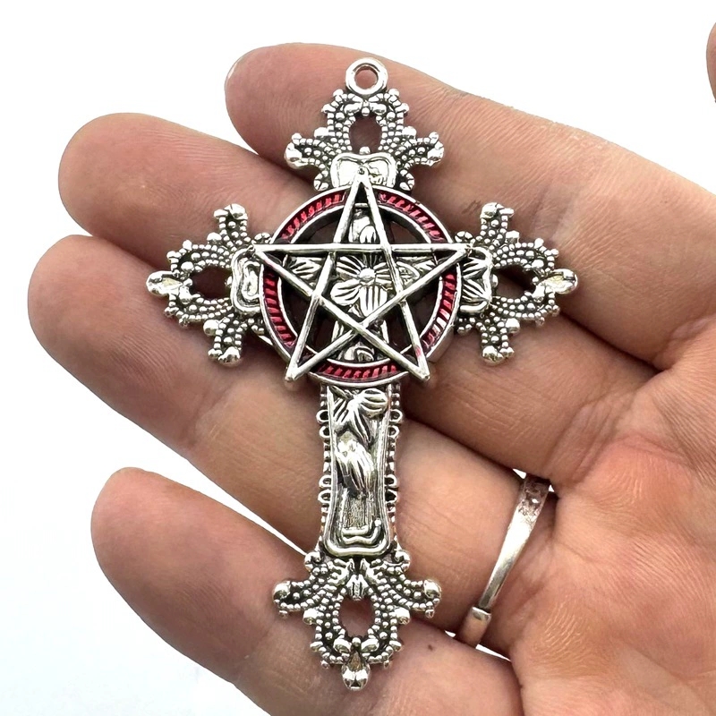 2pcs 30x15mm Gothic Big Cross  - Vintage Fashion Jewelry avis et prix