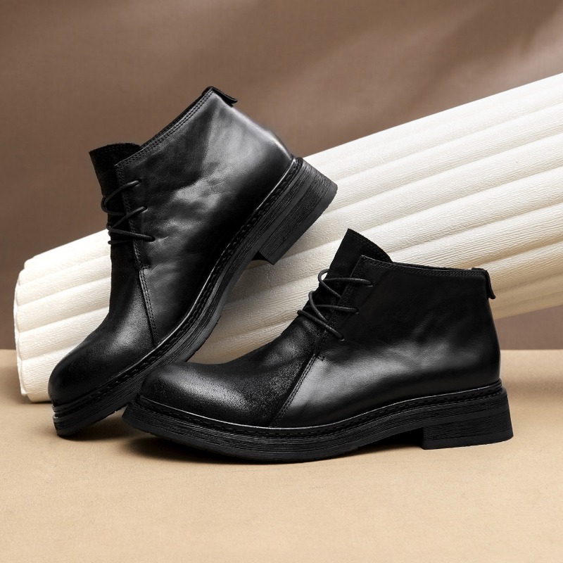 Vintage Mens Genuine Leather B - Vintage Fashion Style avis et prix