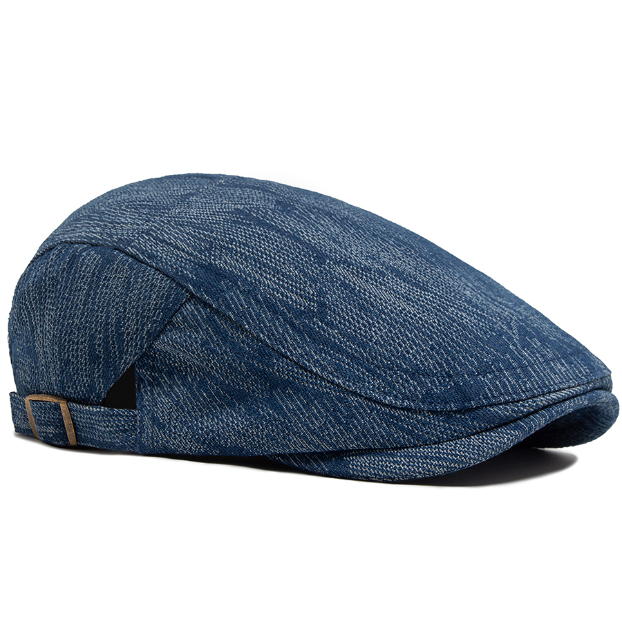 Fashion Denim Men's Beret Vint - Vintage Fashion Nz avis et prix