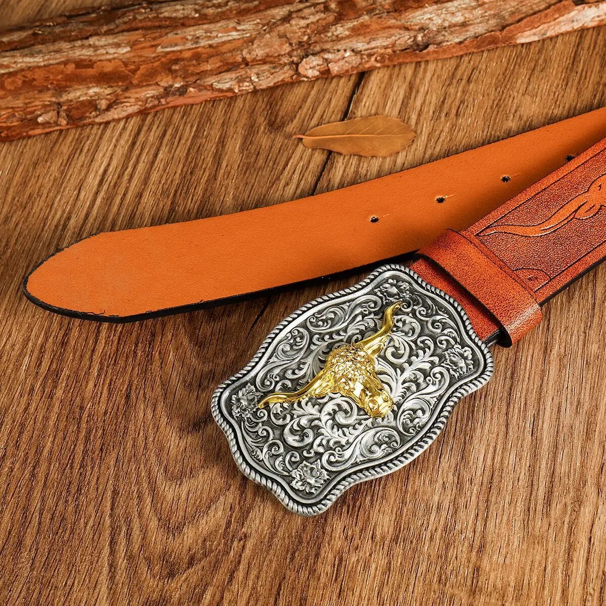 Western cowboy style men's bel - Vintage Fashion Nz avis et prix