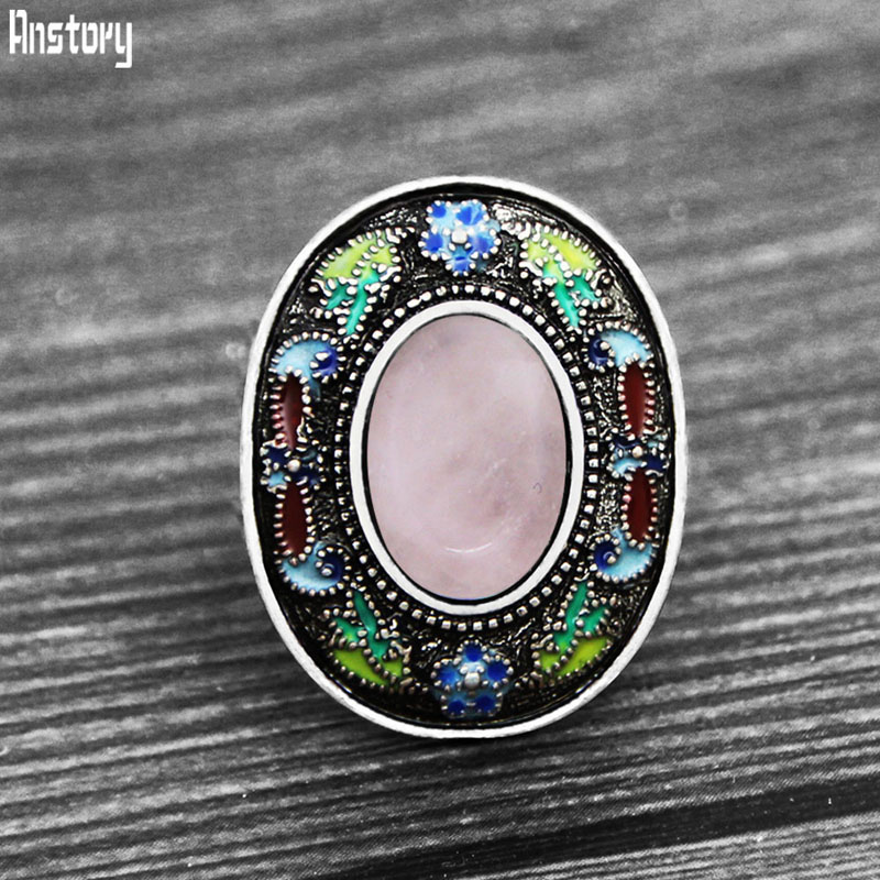 Vintage Oval Quartz Lapis Ring - Vintage Fashion Illustration avis et prix