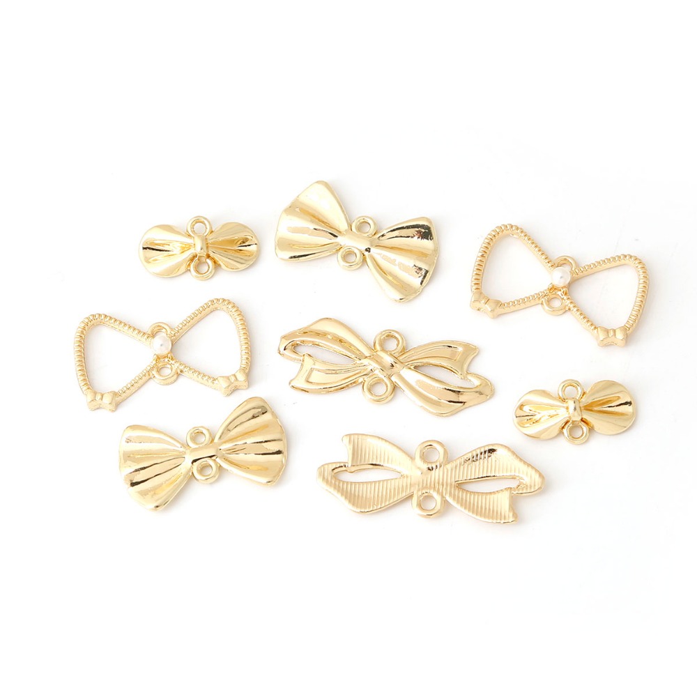 Vintage Antique Gold Bow Charm - Vintage Fashion Nz avis et prix