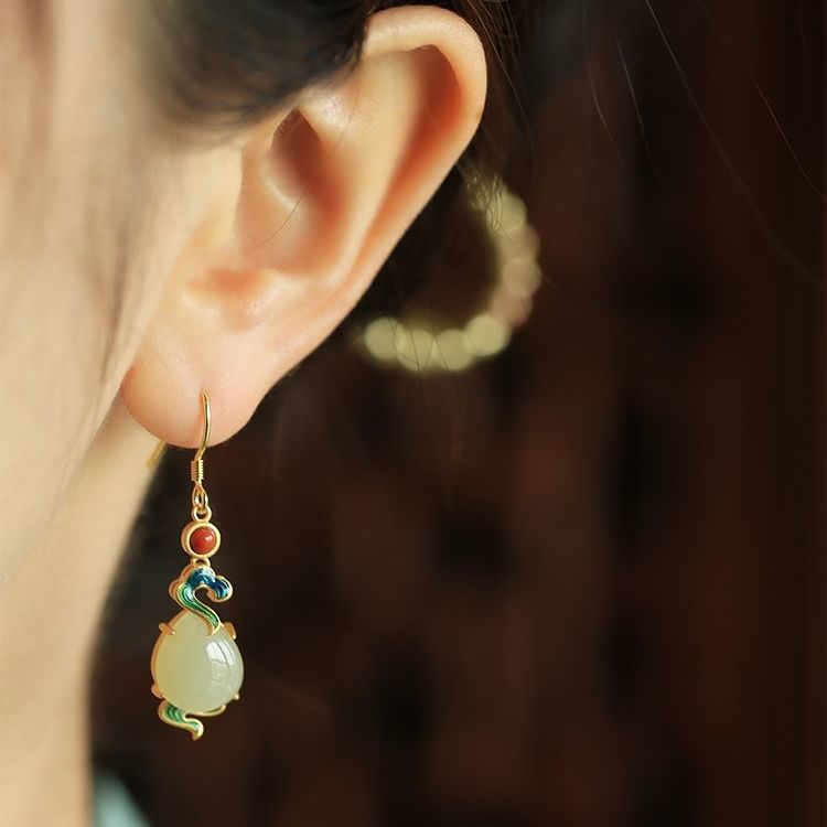 ‌Tang Dynasty Revival Hoop Ear - Vintage Fashion Revival avis et prix