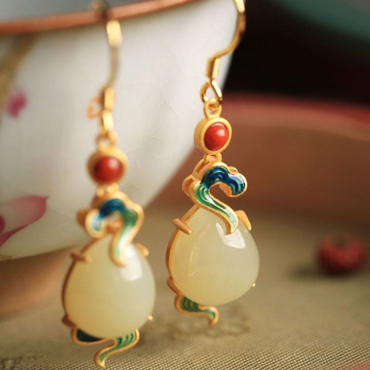 ‌Tang Dynasty Revival Hoop Ear - Vintage Fashion Revival avis et prix