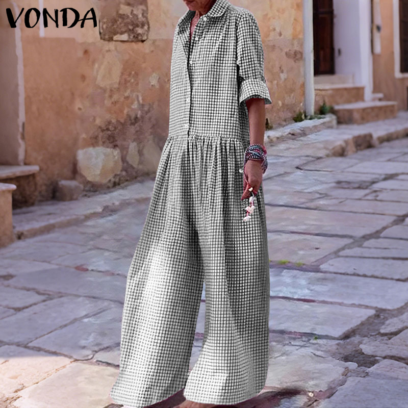 Plus Size 5XL VONDA Vintage Ju - Vintage Fashion Plus Size avis et prix