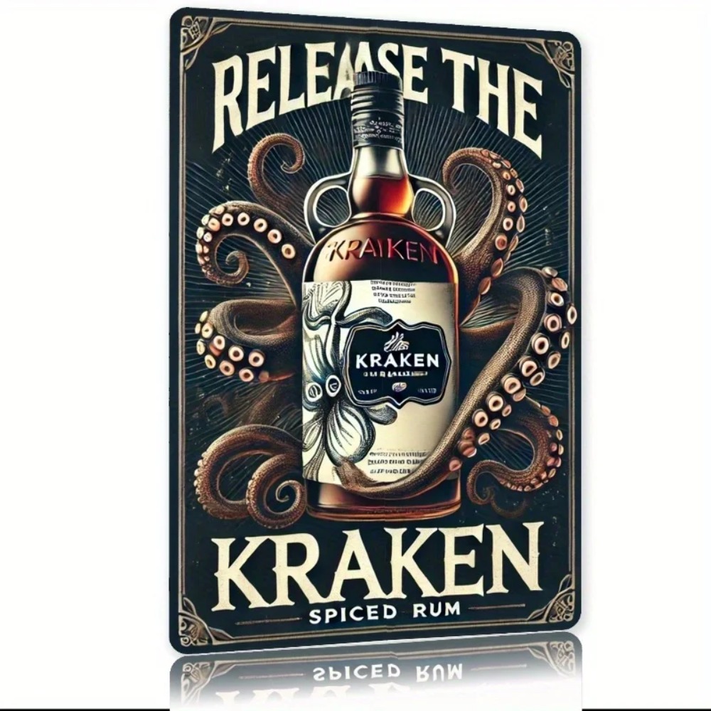 Vintage Kraken Spiced Rum Meta - Vintage Fashion Plates avis et prix