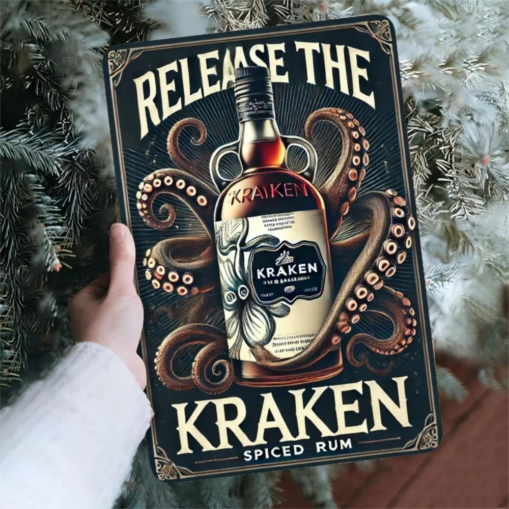 Vintage Kraken Spiced Rum Meta - Vintage Fashion Plates avis et prix