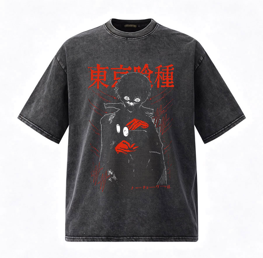 Vintage Washed Anime Tokyo Gho - Vintage Ken Fashion avis et prix