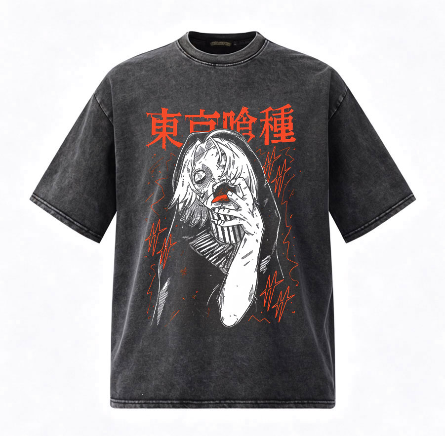 Vintage Washed Anime Tokyo Gho - Vintage Ken Fashion avis et prix
