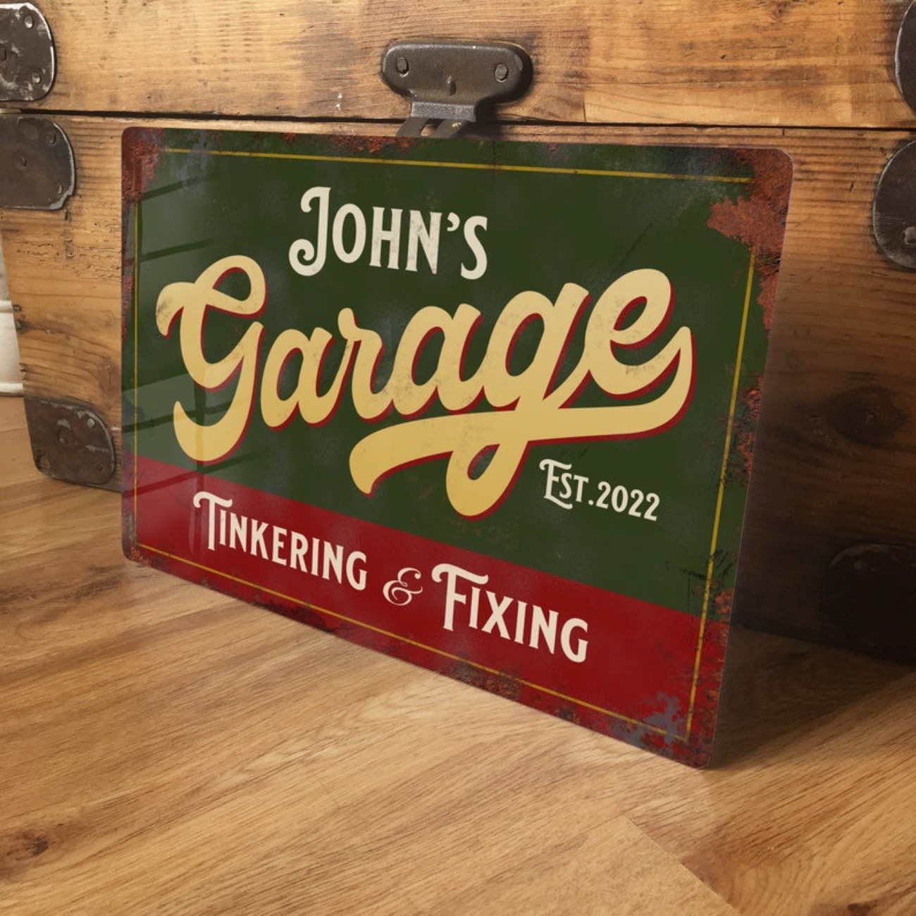 Custom Personalised Garage Met - Vintage Fashion Plates avis et prix