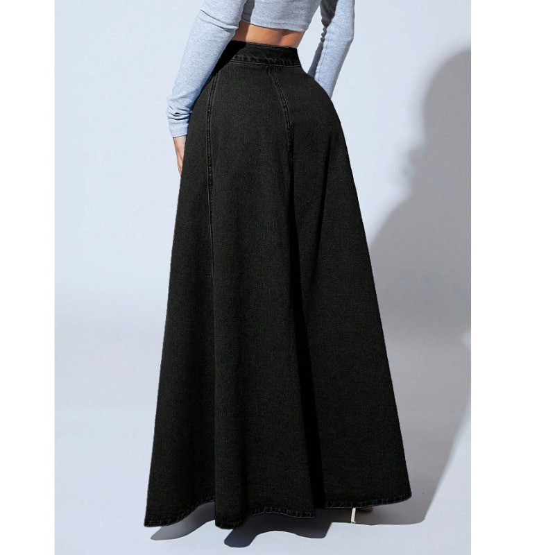 plus Size Women's Black Denim  - Vintage Fashion Plus Size avis et prix