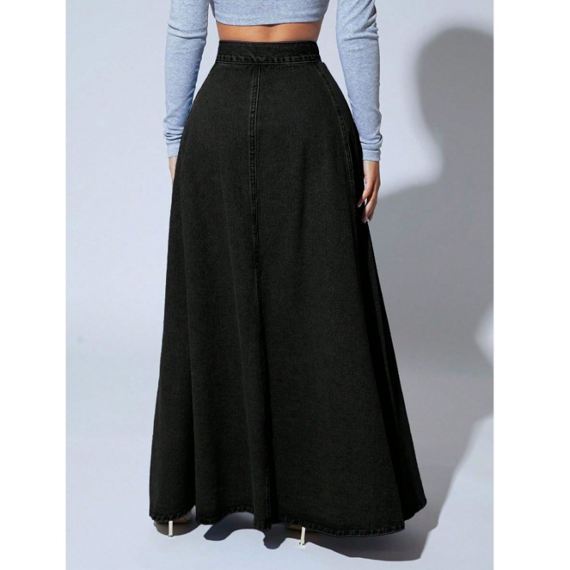 plus Size Women's Black Denim  - Vintage Fashion Plus Size avis et prix