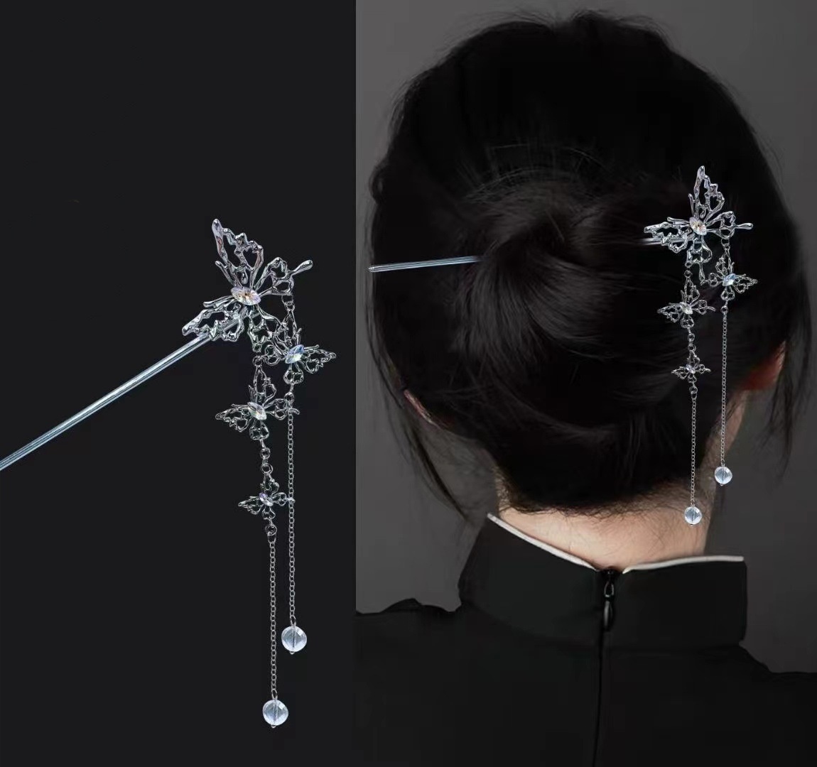 18cm Chinese Style Hairpin Ele - Vintage Fashion Jewelry avis et prix