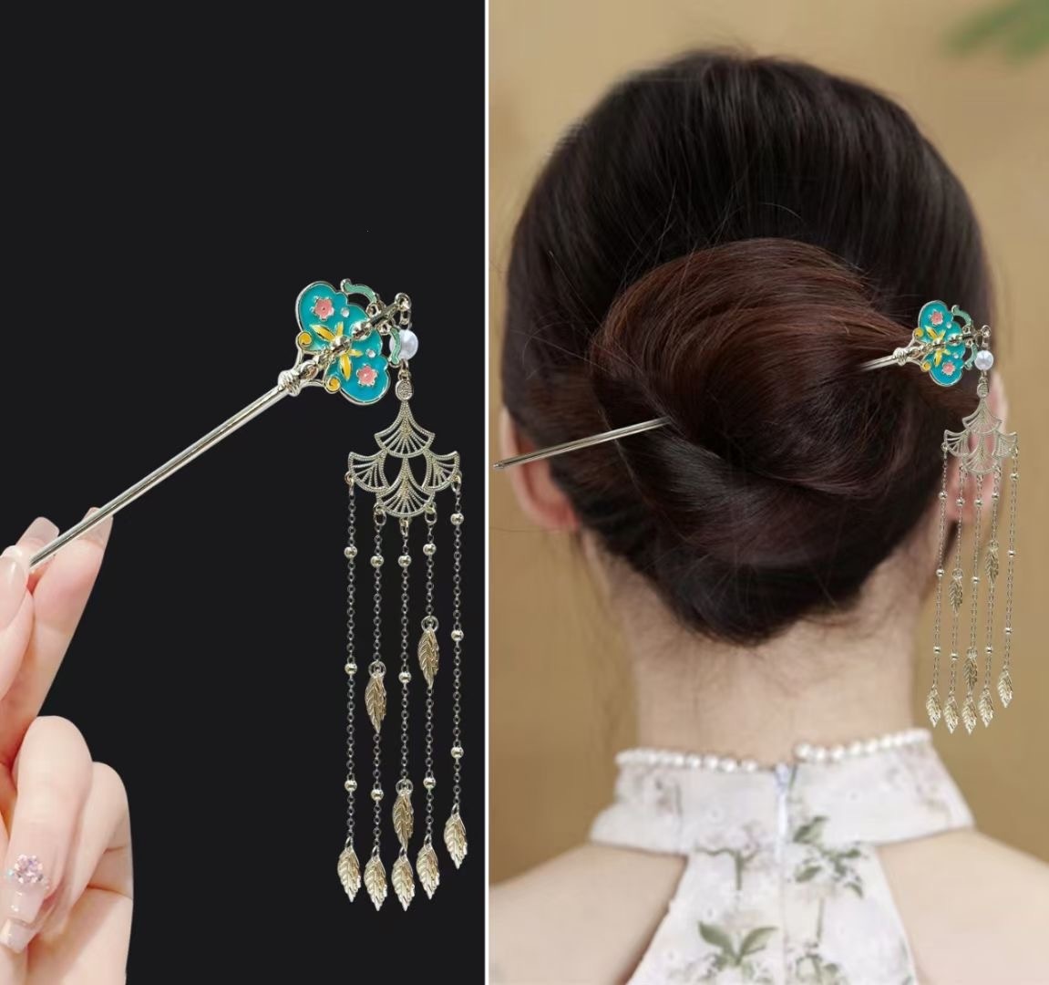 18cm Chinese Style Hairpin Ele - Vintage Fashion Jewelry avis et prix