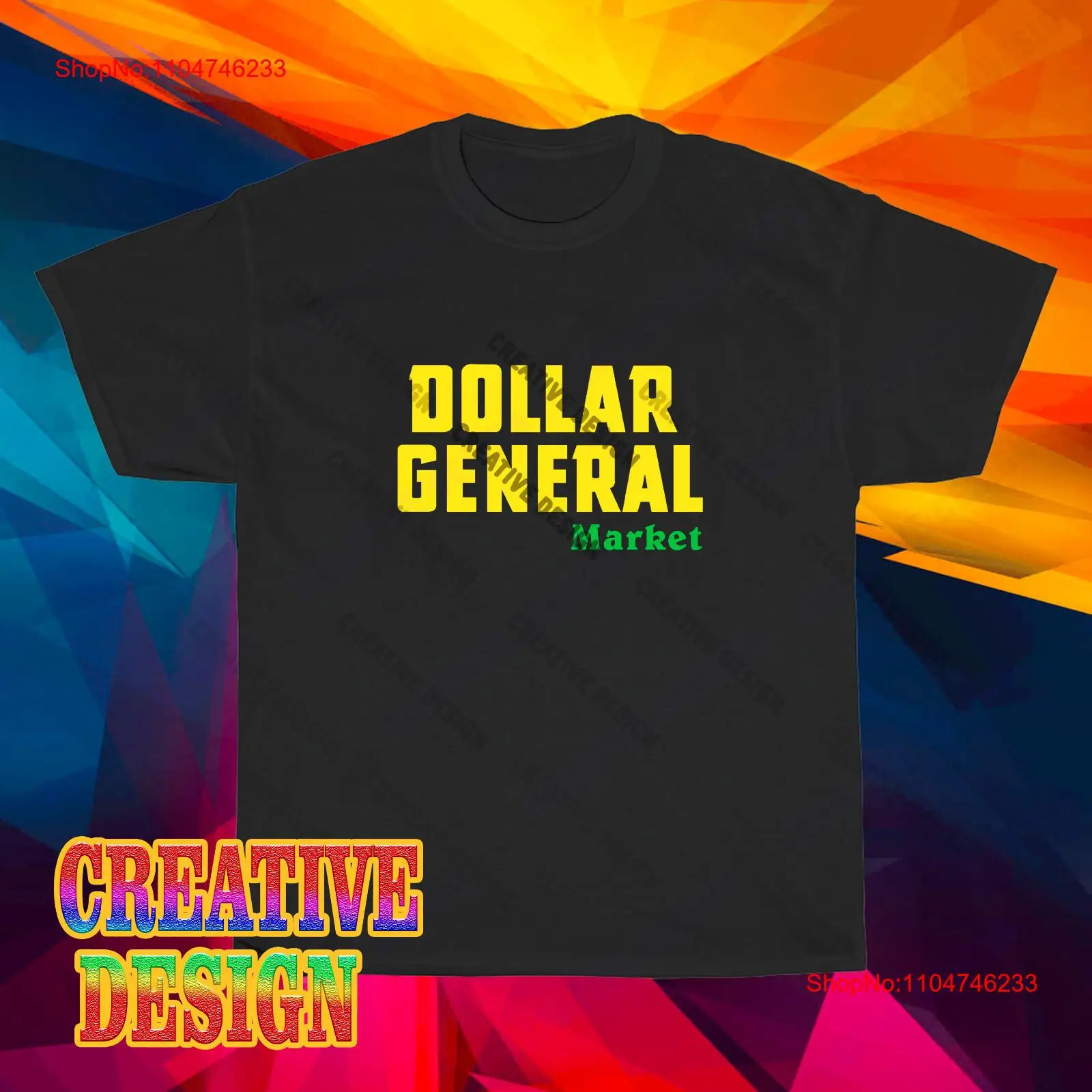 Dollar General Market Logo T S - Vintage Fashion Market avis et prix