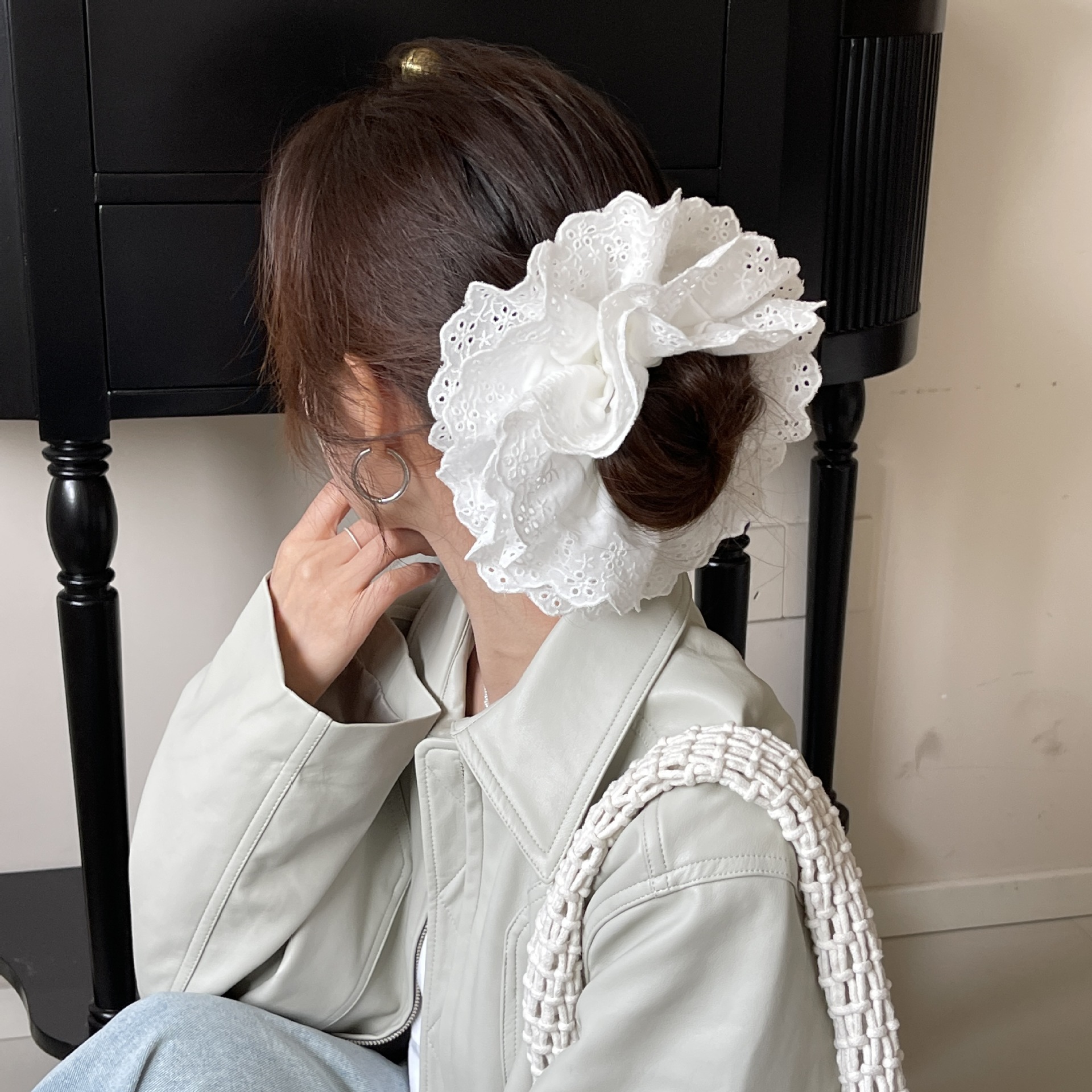 Women's Scrunchies Korean Supe - French Vintage Fashion avis et prix