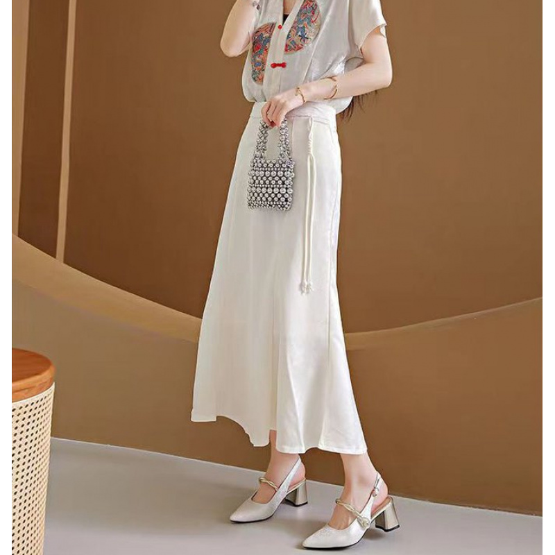 New Chinese-style elegant sati - Vintage Fashion Style avis et prix