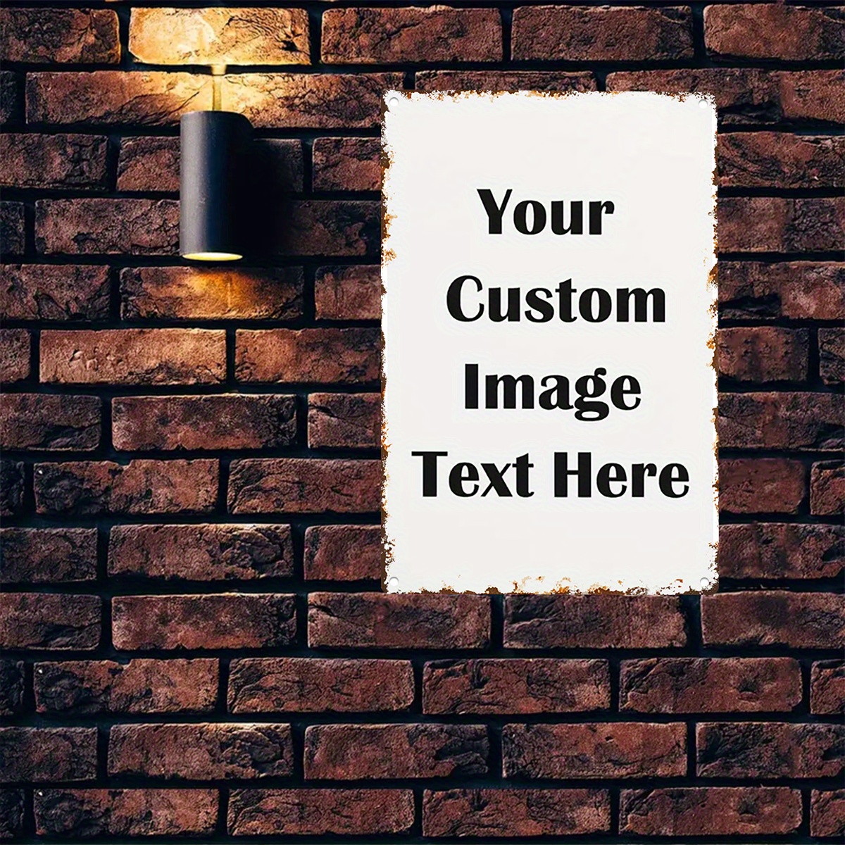 Custom Image/Text Metal Tin Si - Vintage Fashion Plates avis et prix