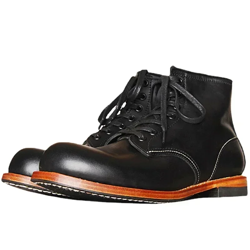 Vintage Men Goodyear-Welted Ge - Vintage Fashion Style avis et prix