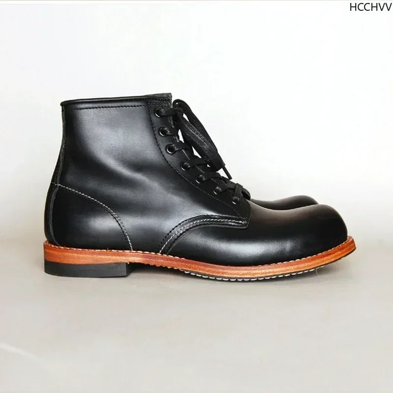 Vintage Men Goodyear-Welted Ge - Vintage Fashion Style avis et prix