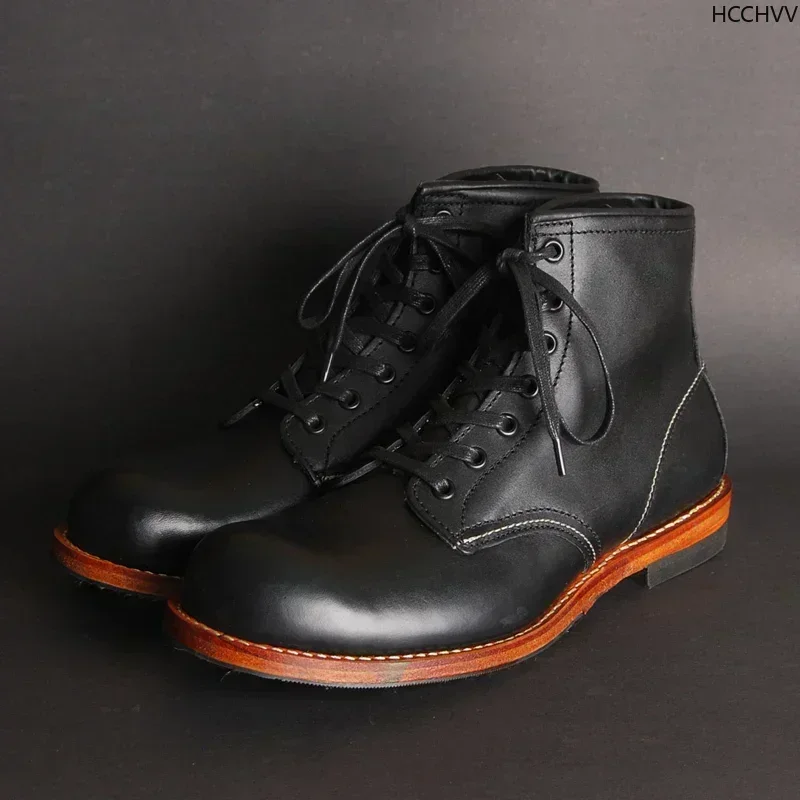 Vintage Men Goodyear-Welted Ge - Vintage Fashion Style avis et prix