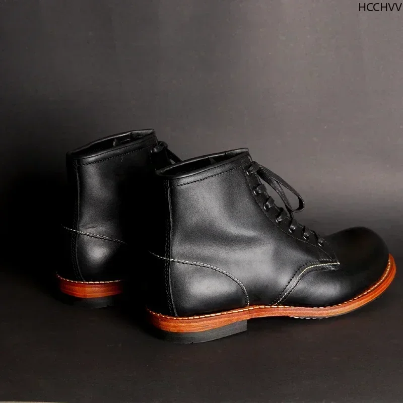 Vintage Men Goodyear-Welted Ge - Vintage Fashion Style avis et prix