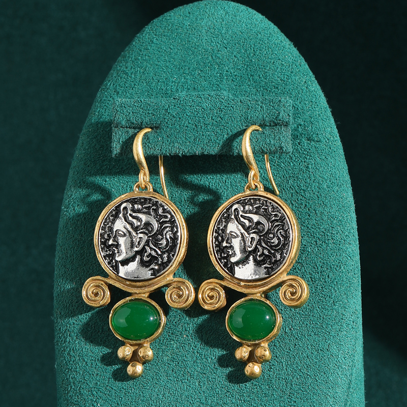 Vintage Green Agate Ancient Co - Vintage Fashion Old Money avis et prix