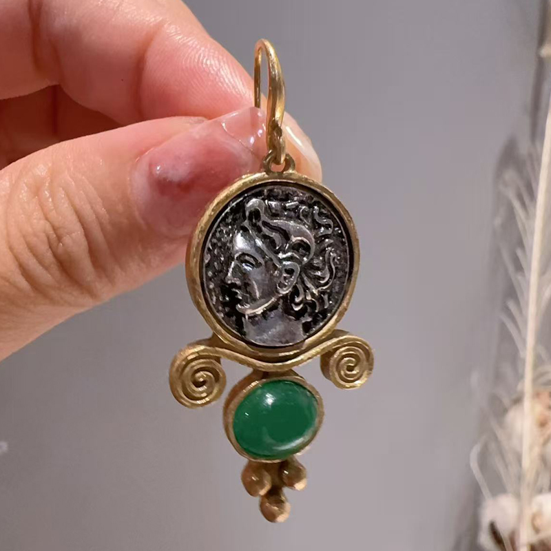 Vintage Green Agate Ancient Co - Vintage Fashion Old Money avis et prix