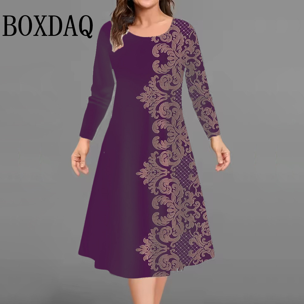 New Women's Retro Dress Flower - Vintage Fashion Plus Size avis et prix