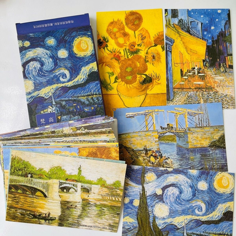 30 Sheets/Lot Van Gogh Oil Pai - Vintage Fashion Illustration avis et prix