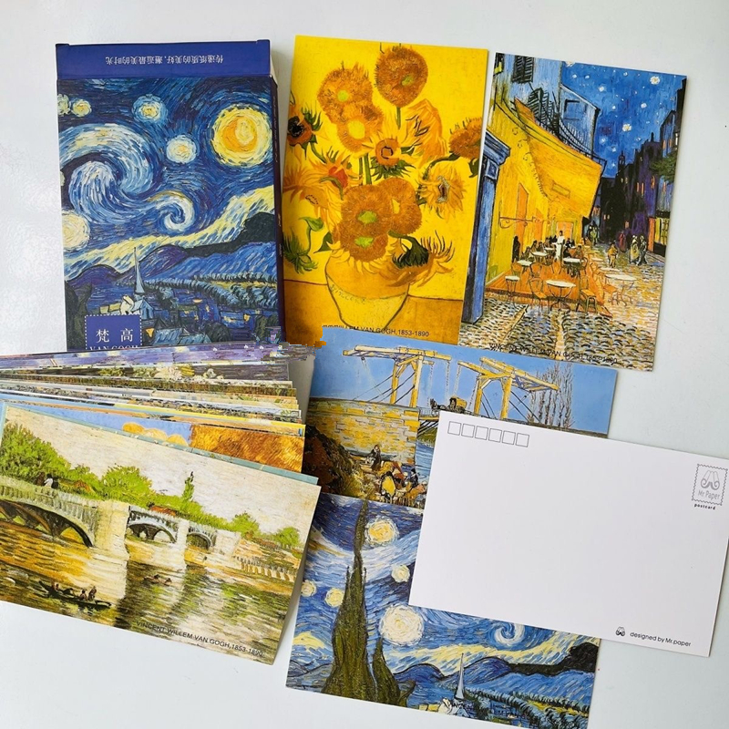 30 Sheets/Lot Van Gogh Oil Pai - Vintage Fashion Illustration avis et prix